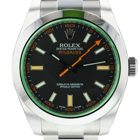 rolex milgauss black bamford|rolex milgauss 116400gv blue dial.